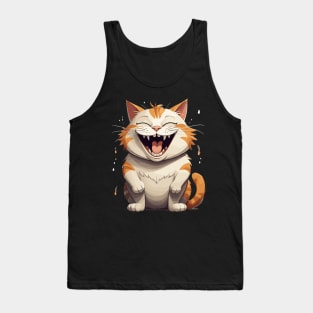 laughter cat Tank Top